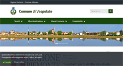 Desktop Screenshot of comune.vespolate.no.it